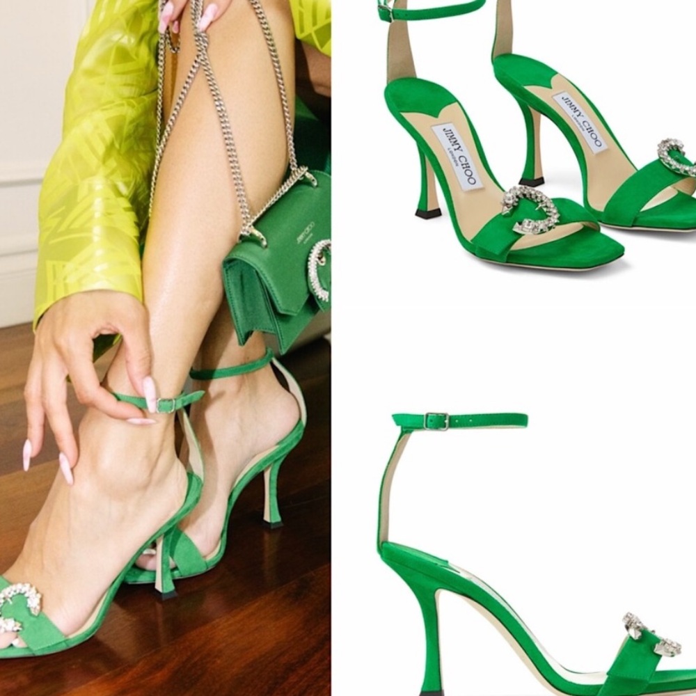 NEW jimmy choo marsai sandals 90 mm size 41.5
